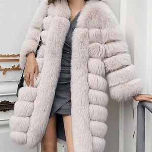 Custom made Long Fox Fur Coat
